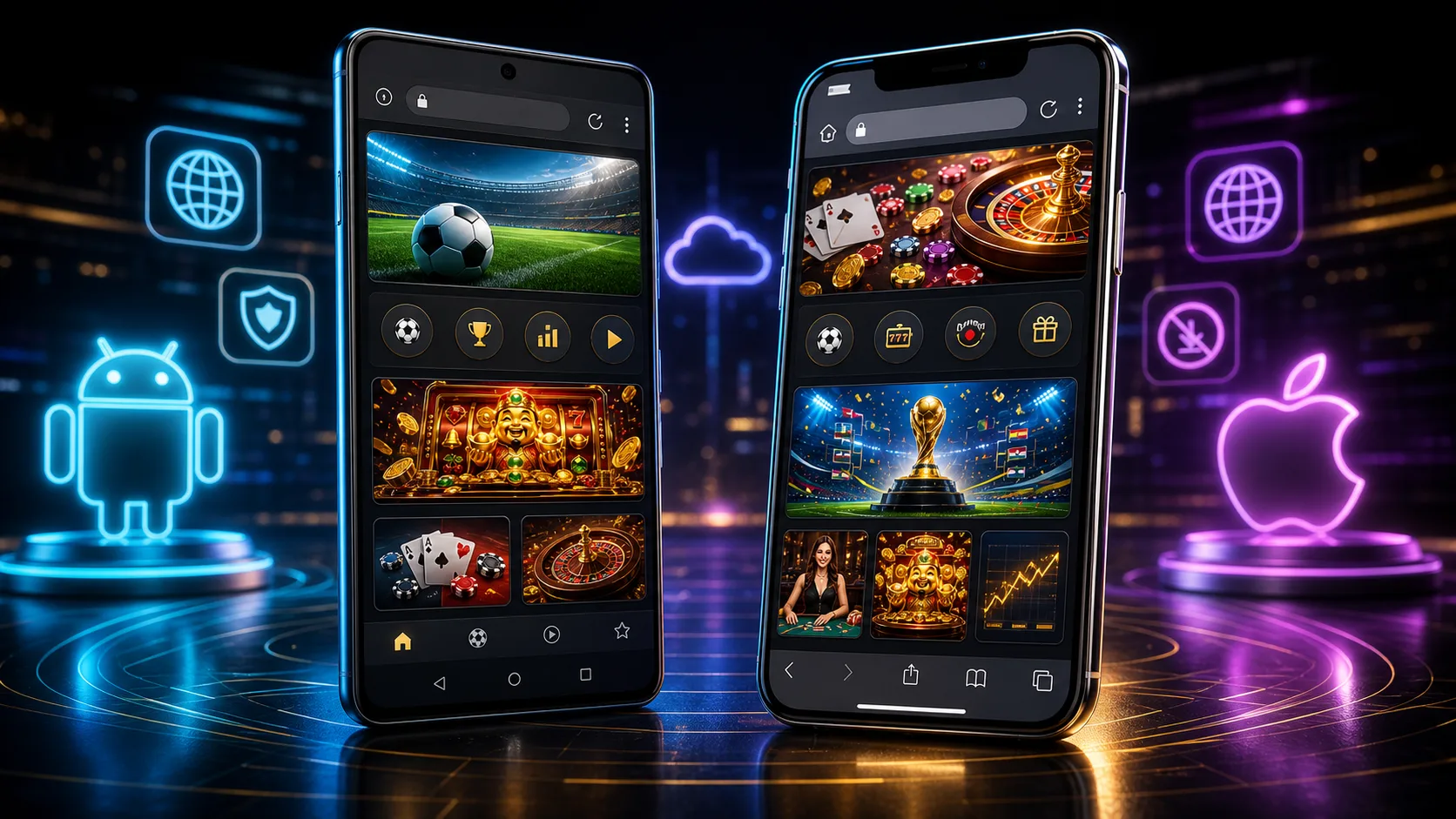 Experiência winamax compatível com Android e iOS no navegador mobile